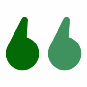 2 Tone Green Quote